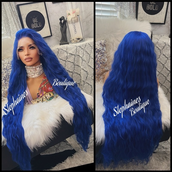 Human Hair Blended Lace Front Wig